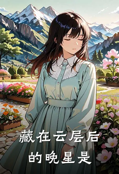 藏在云层后的晚星是