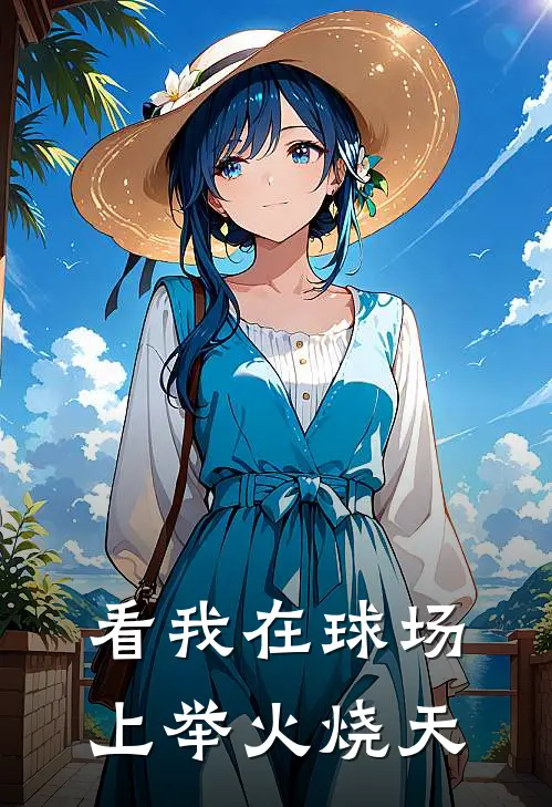 看我在球场上举火烧天